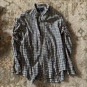 Plaid Polo bottom down